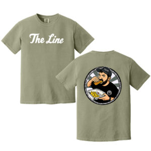 The Line Unisex Comfort Colors Pigment Dyed Short Sleeve Shirt-Sandstone