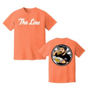 The Line Unisex Comfort Colors Pigment Dyed Short Sleeve Shirt-Melon