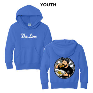 The Line Youth Fleece Hooded Sweatshirt-Royal