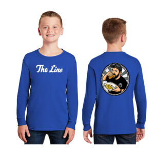 The Line Ultra Cotton Youth Long Sleeve T-Shirt-Royal