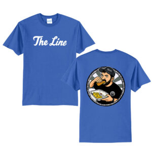 The Line Unisex Short Sleeve Tee- Royal