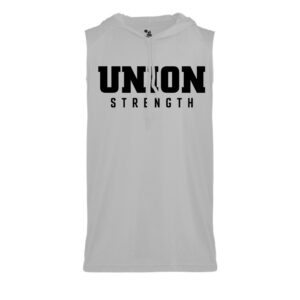 Union Strength Badger B-Core Sleeveless Hood Tee Men-Silver