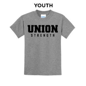 Union Strength Youth Short Sleeve Tee-Athletic Heather