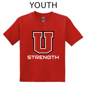 Union Strength Youth Short Sleeve Tee-Red