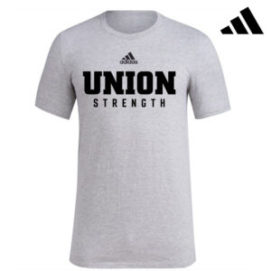 Union Strength Adidas Fresh Badge of Sport short sleeve 100% ringspun cotton Tee – Medium Grey Heather