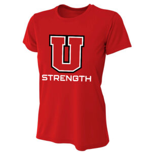 Union Strength Women’s Cooling Performance Crew-Scarlet