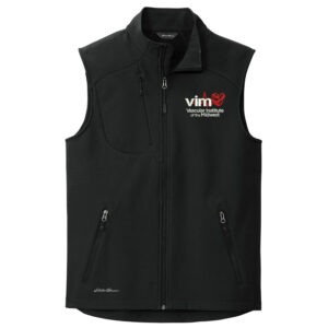 VIM Eddie Bauer Men Stretch Soft Shell Vest-Black