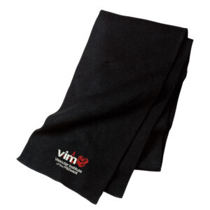 VIM Port and Company Knitted Scarf-Black