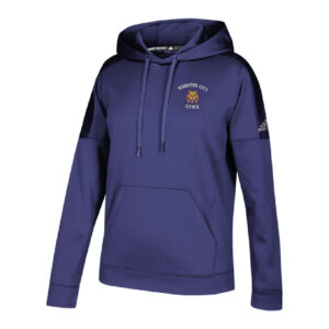 Webster City Lynx Adidas Womens Team Issue Hooded Sweatshirt -Purple  Melange  (S, 2X)