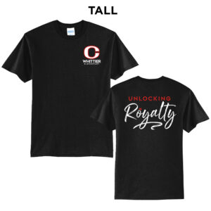 Whittier Elementary Staff Tall Short Sleeve Tee-Black