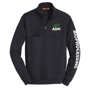 ADM BIO CornerStone Men 1/2-Zip Job Shirt-Dark Navy