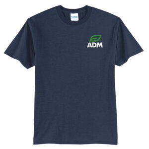ADM BIO Unisex Short Sleeve Tee-Navy