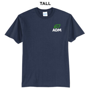 ADM BIO Tall Cotton Short Sleeve Tee-Navy