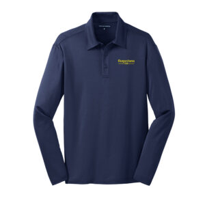 Augustana Employee Port Authority Silk Touch Performance Long Sleeve Polo Men-Navy