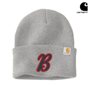 BPV Bombers BB Carhartt Acrylic Watch Cap 2.0 beanie stocking cap with cuff-Heather Grey