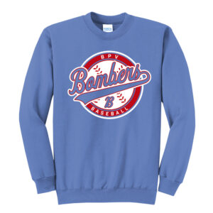 BPV Bombers BB Unisex Fleece Crewneck Sweatshirt-Carolina Blue