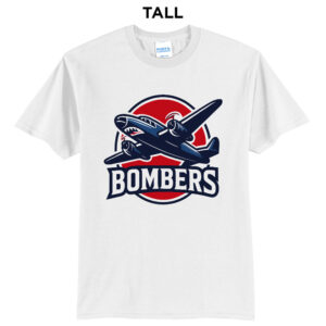 BPV Bombers BB Tall Short Sleeve Tee-White