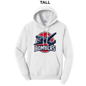 BPV Bombers BB Tall Fleece Hooded Sweatshirt-White