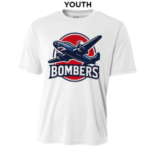 BPV Bombers BB YOUTH Cooling Performance Tshirt-White