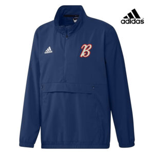 BPV Bombers BB Adidas Stadium 1/4 zip woven pullover – Navy (S-2x, 4x)