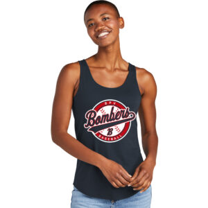 BPV Bombers BB District Women’s Perfect Tri Relaxed Tank-New Navy