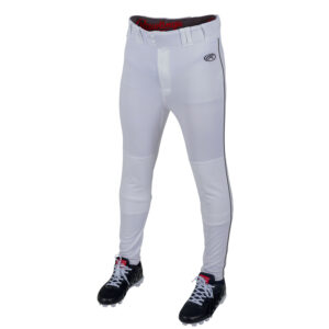 Bett BB Rawlings Launch Tapered Jogger Fit pant with piping-White/Black