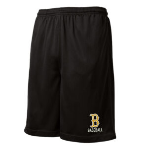 Bett BB Sport-Tek Men Posicharge Tough Mesh Pocket Short-Black