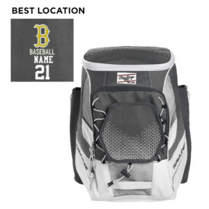 Bett BB Rawlings IMPULSE baseball backpack-White