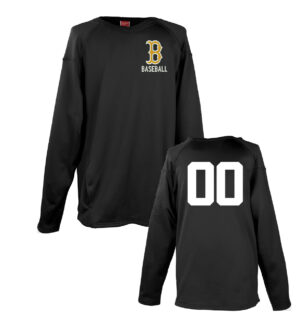 Bett BB Rawlings  Performance Dugout Fleece Crewneck -Black