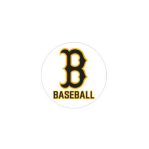 Bett BB Bettendorf Baseball  4″ Clear  Circle window Decal