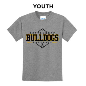 Bett BB Youth Short Sleeve Tee-Athletic heather