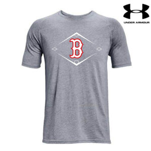 Boone BB Under Armour Men Athletics soft cotton blend T-shirt-Steel Grey (S, L-4x)