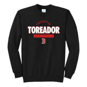 Boone BB Unisex Fleece Crewneck Sweatshirt-Black