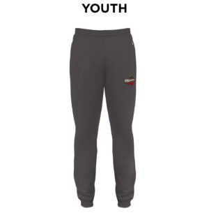 Boone BB Badger tech fleece YOUTH jogger pant w/rib cuff bottom (sweatpant)-Graphite