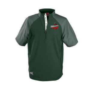 Boone BB Rawlings  Colrsync Short Sleeve Batting Cage Jacket -Dark Green