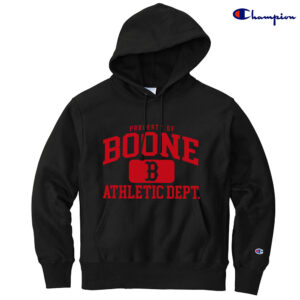 Boone BB Champion Adult Reverse Weave Pullover Hoody 12oz-Black