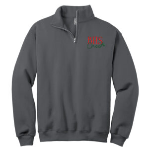 Boone Cheer JERZEES Unisex Nublend Cadet Collar Sweatshirt-Charcoal