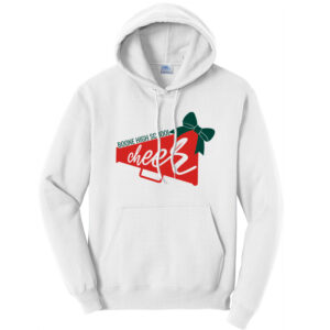 Boone Cheer Unisex Basic Hooded Sweatshirt-White