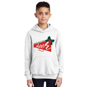 Boone Cheer Youth Hooded Sweatshirt-White