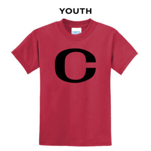 Bluff Elementary Youth Short Sleeve Tee-Red