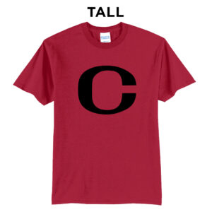 Bluff Elementary Tall Short Sleeve Tee-Red