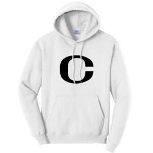 Bluff Elementary Unisex Fleece Hooded Sweatshirt-White