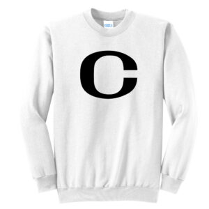 Bluff Elementary Unisex Fleece Crewneck Sweatshirt-White