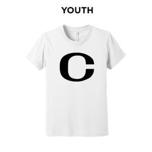 Bluff Elementary Youth premium short sleeve tee-White