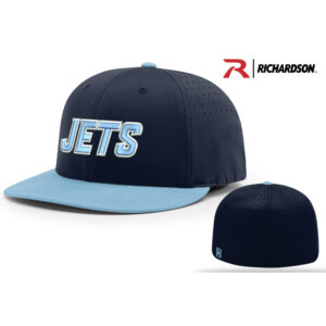 BPV Jets 9U Richardson Pro Lite FlexFit Cap combo color-Navy/Columbia