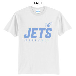 BPV Jets 9U Tall Short Sleeve Tee-White