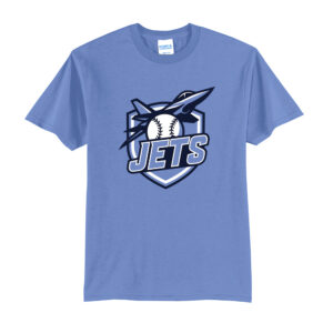 BPV Jets 9U Tall Short Sleeve Tee-Carolina Blue