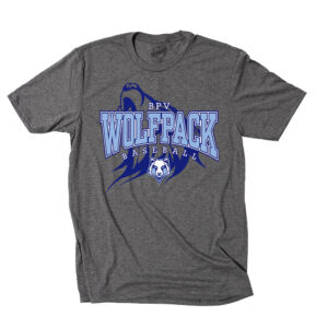 BPV Wolfpack Unisex Premium Short Sleeve Tee-Grey Frost
