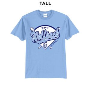 BPV Wolfpack Tall Short Sleeve Tee-Light Blue