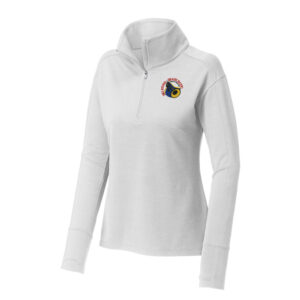 Big River Brass Band Sport-Tek Ladies Sport-Wick Flex Fleece 1/4-Zip-White